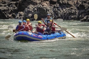 From Livingstone: Rafting with a Swim Under Victoria Falls