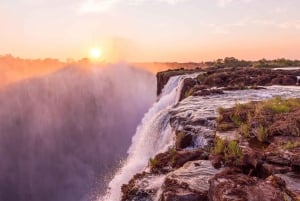 Da Victoria Falls: Tour dell'isola di Livingstone e della Piscina dei Diavoli