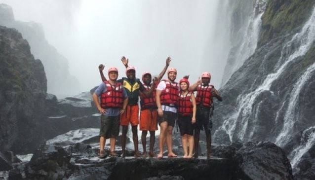 Swimming Under Victoria Falls - Bundu Adventures