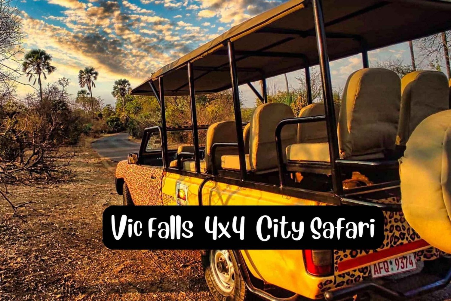 Cascate Vittoria: Safari della città di Victoria Falls in 4x4