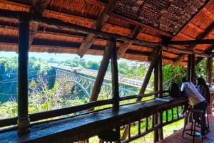 Victoria watervallen brug - museum - kloof en uitzicht op watervallen