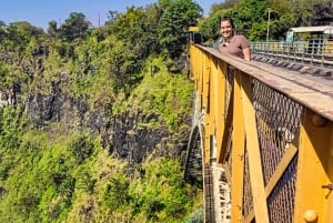 Victoria Falls Bridge - Museum - Klyfta och utsikt över vattenfallen