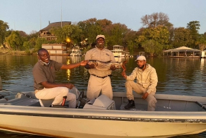 Cascate Vittoria: safari di pesca al pesce tigre sul fiume Chobe con pranzo