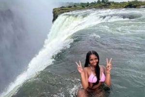 Victoriafälle: Devil's Pool Lunch & Zambezi-Bootsfahrt