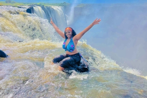 Victoria Falls: Devil's Pool High Tea Livingstone Island