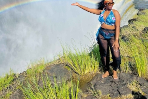 Victoria Falls: Devil's Pool High Tea Livingstone Island