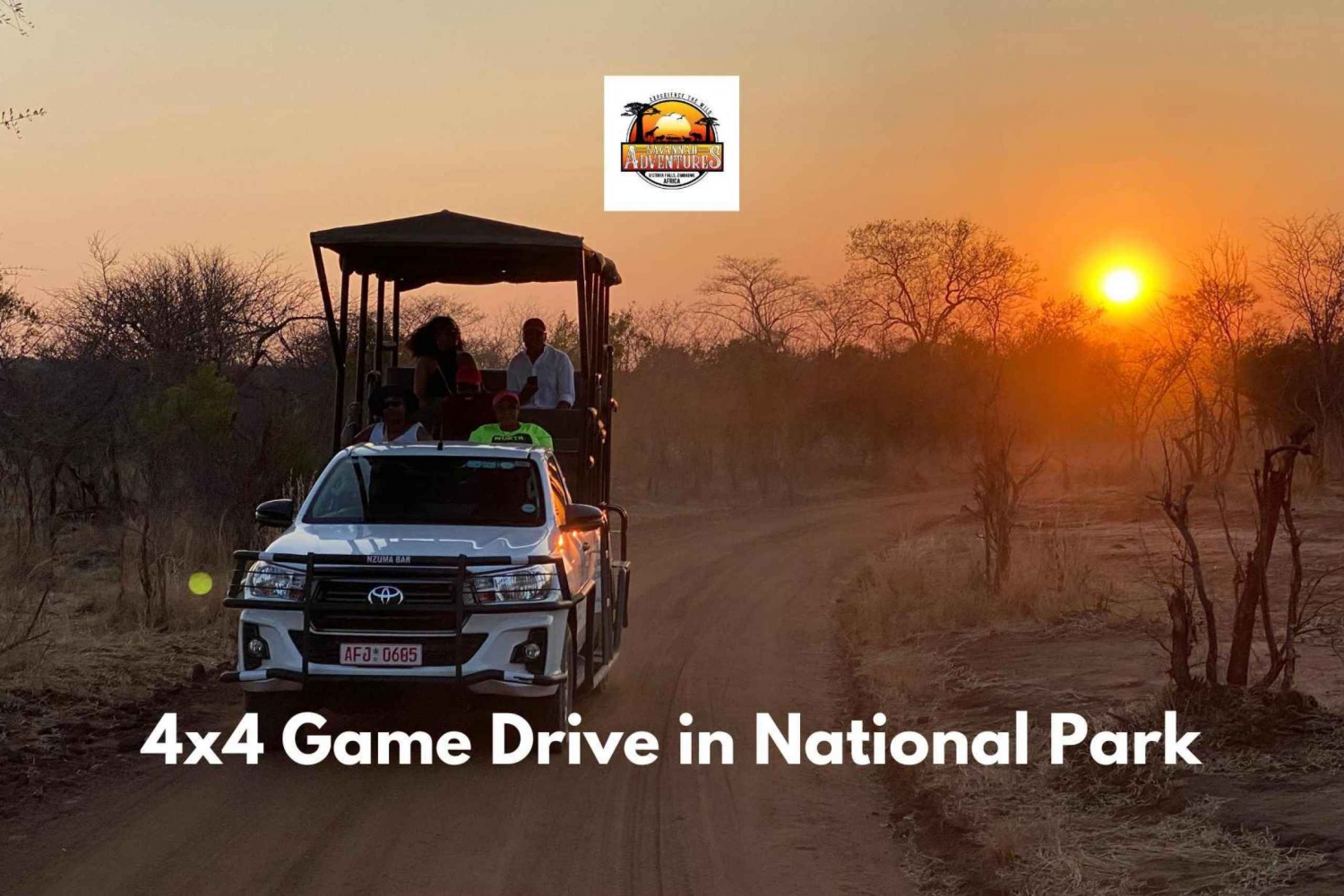 Victoria Falls: Game Drive in National Park