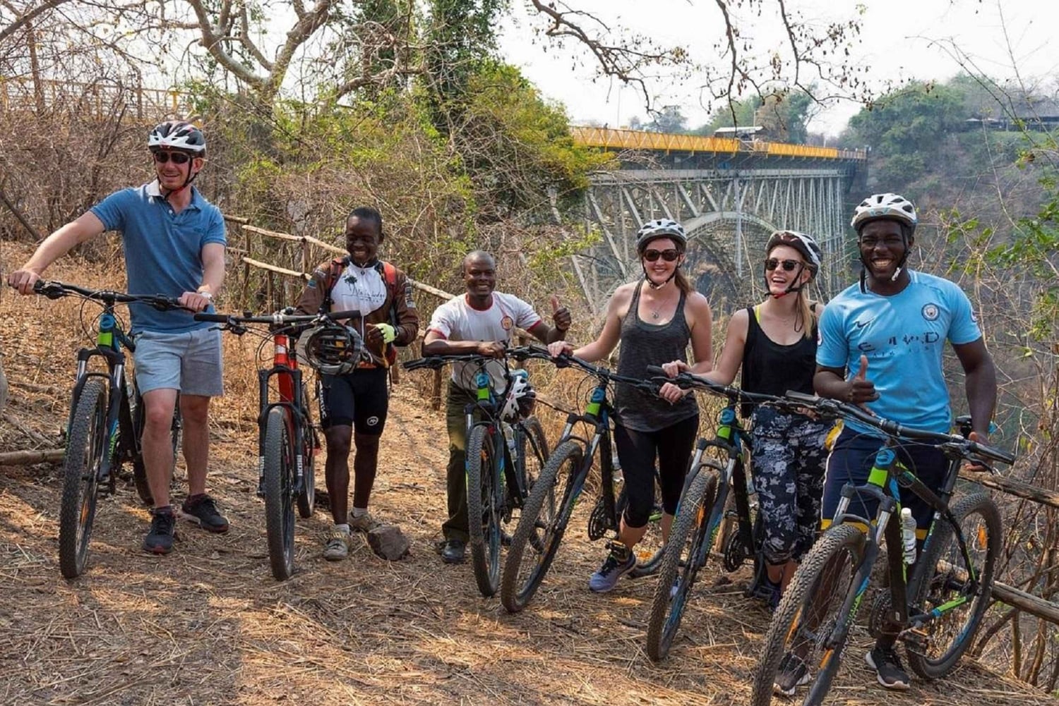 Victoria Falls: Guided Bicycle Tour with Local Guide