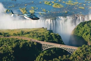 Victoria Falls: Naturskøn helikopterflyvning over Victoria Falls