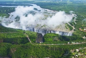 Victoria Falls: Naturskøn helikopterflyvning over Victoria Falls