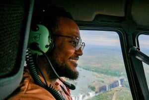 Victoriafallene: Helikoptertur med henting på hotellet