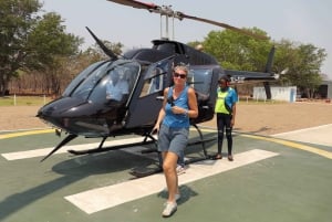 Victoria Falls: Helicopter Tour with Hotel Pickup