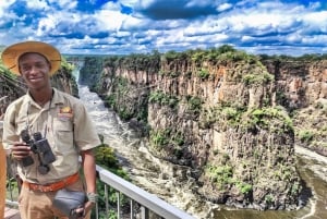 Victoria Falls: Historische Stadtrundfahrt + Buschwanderung