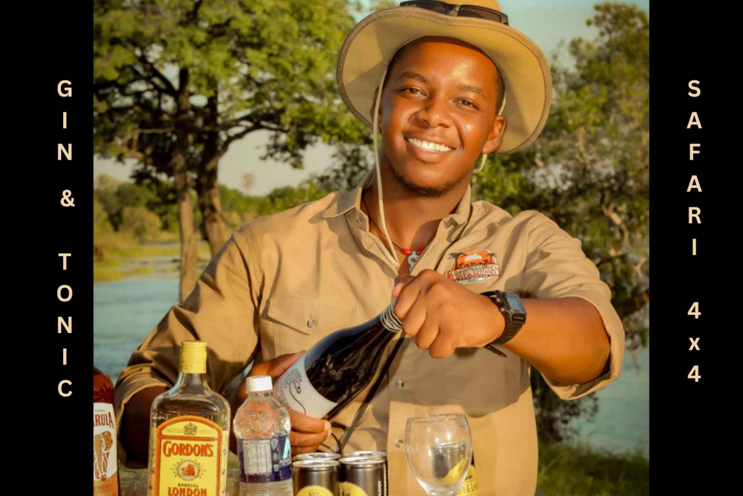 Victoria Falls: Premiumsafari med Amarula+Gin Tonic