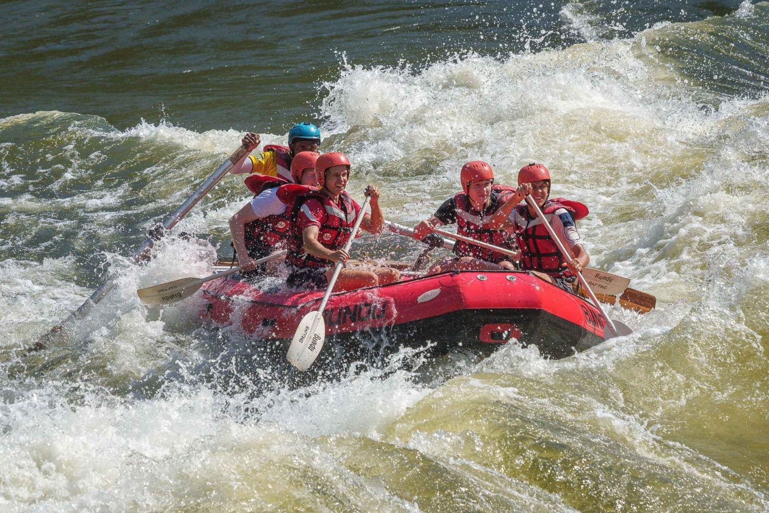 Victoria Falls: Rafting/Heli-lift out at Rapid 10
