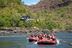 Victoria Falls: Rafting/Heli-lift out at Rapid 10