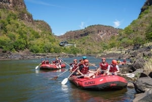 Victoria Falls: Rafting/Heli-lift out at Rapid 10