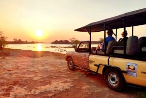 Cataratas Victoria: Safari en coche con servicio de recogida del hotel