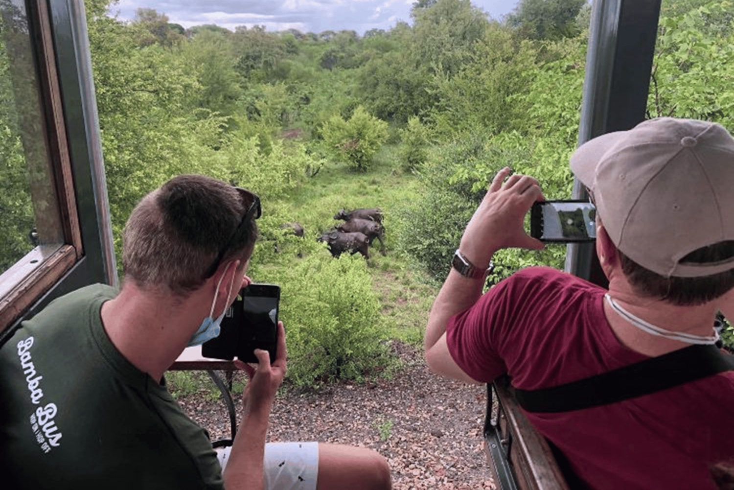 ヴィクトリアの滝：観光トラム