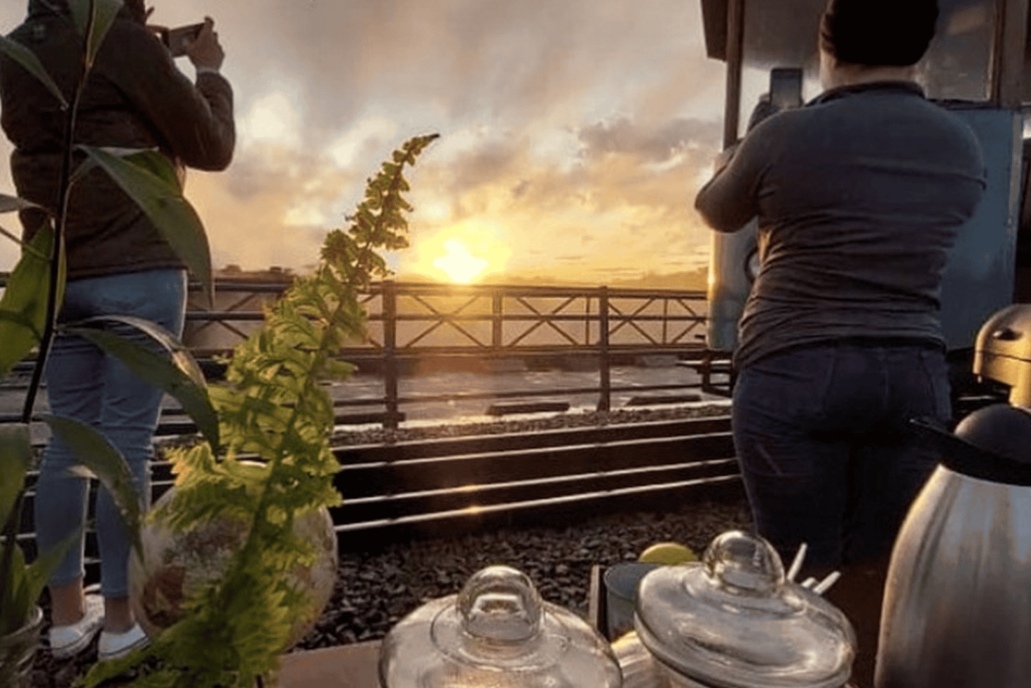 ヴィクトリアの滝：観光トラム