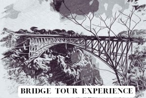 Victoriafälle: Der Blick auf die Fälle und die historische Brücke