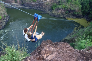 Victoriafallen: Zipline-upplevelse med transfer