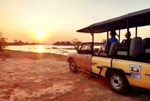 Chutes Victoria ; safari 4x4 sur le fleuve Zambèze