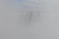 In full flood you can hardly see the falls