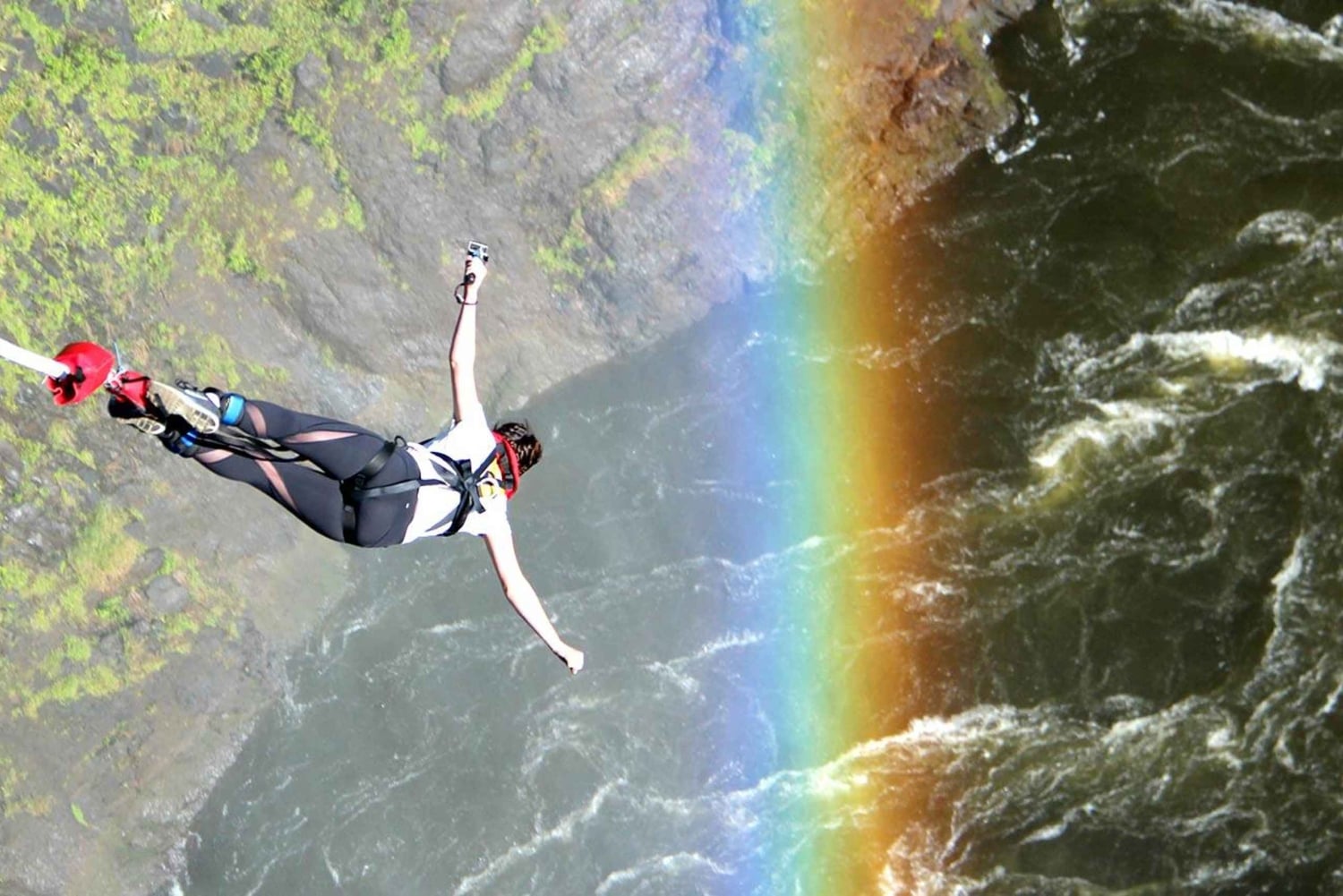 Abholung vom Flughafen und Vic Falls Bridge Bungee Jumping