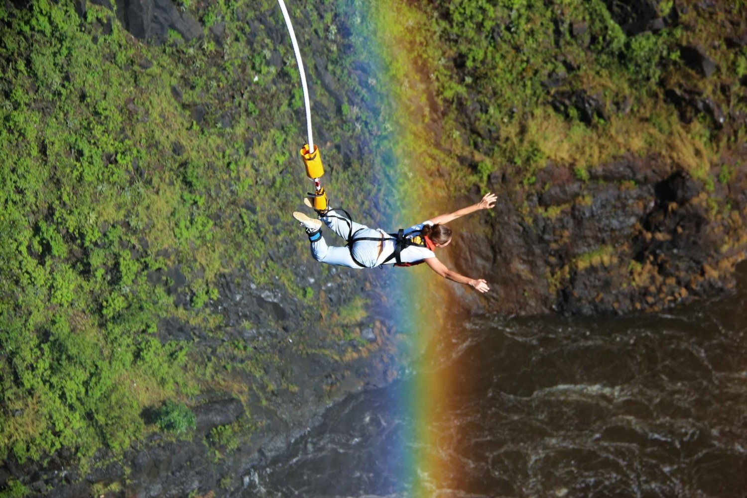 Bungee-Sprung von der Victoria Falls Bridge