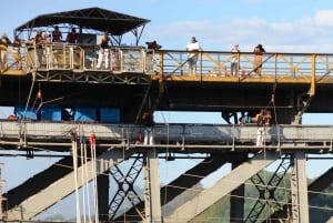 Bungee jump off the Victoria Falls Bridge