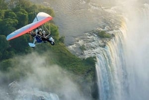 From Livingstone A Microlight flight Over the Victoria falls