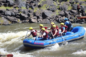 From Livingstone: Rafting with a Swim Under Victoria Falls