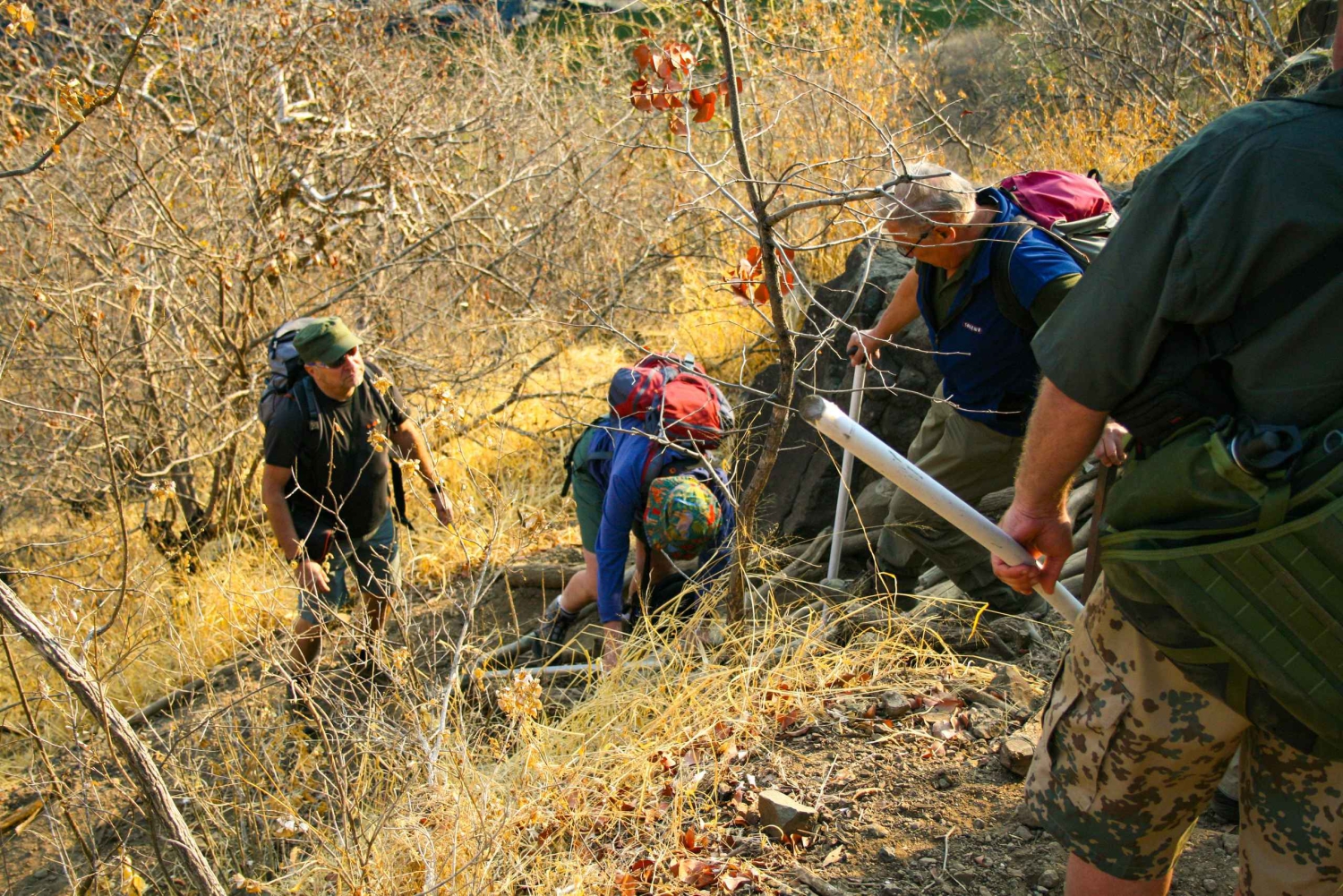 Fra Victoria Falls: Batoka-vandring og Ndebele-landsbytur