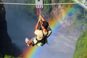 From Victoria Falls: Zip Line from the Victoria Falls Bridge