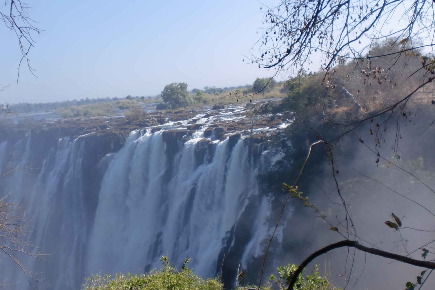 Visite guidée des chutes - côté zimbabwéen