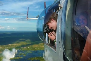 Helicopter Flight Over the Victoria Falls