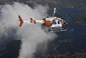 12-15 minutes Helicopter flight over the Victoria Falls