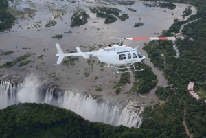 Helikopterflyvning over Victoria Falls