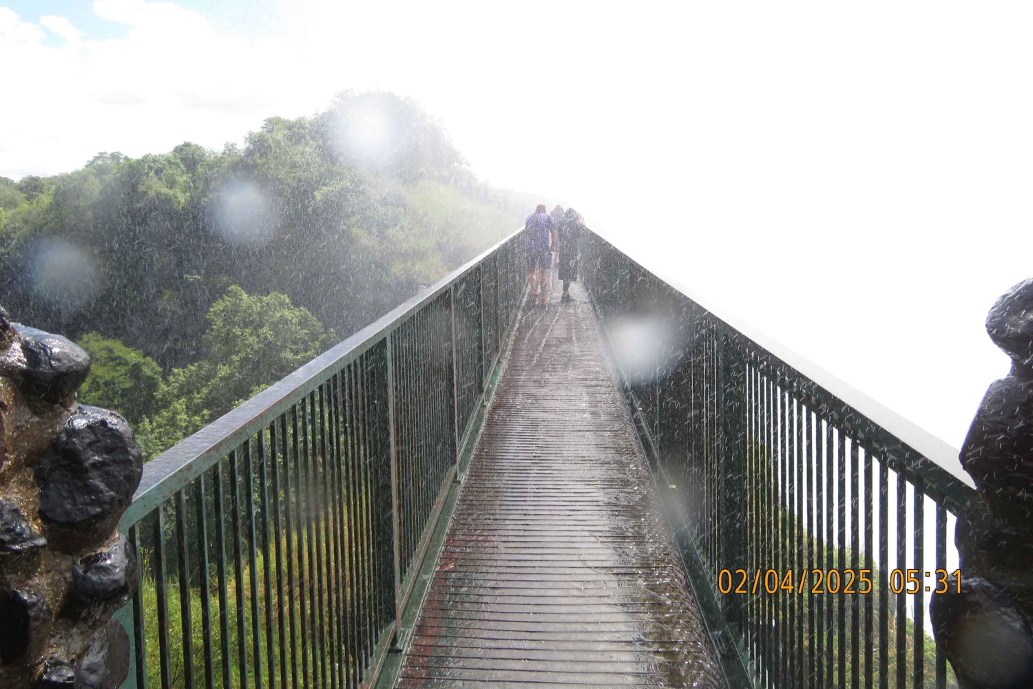 Vol en hélicoptère et visite guidée des chutes avec prise en charge à l'hôtel