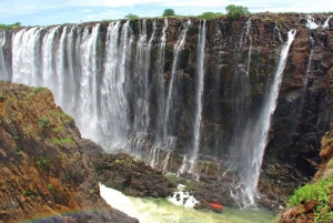 Livingstone: zwemmen bij Victoria Falls en boottocht met ophalen