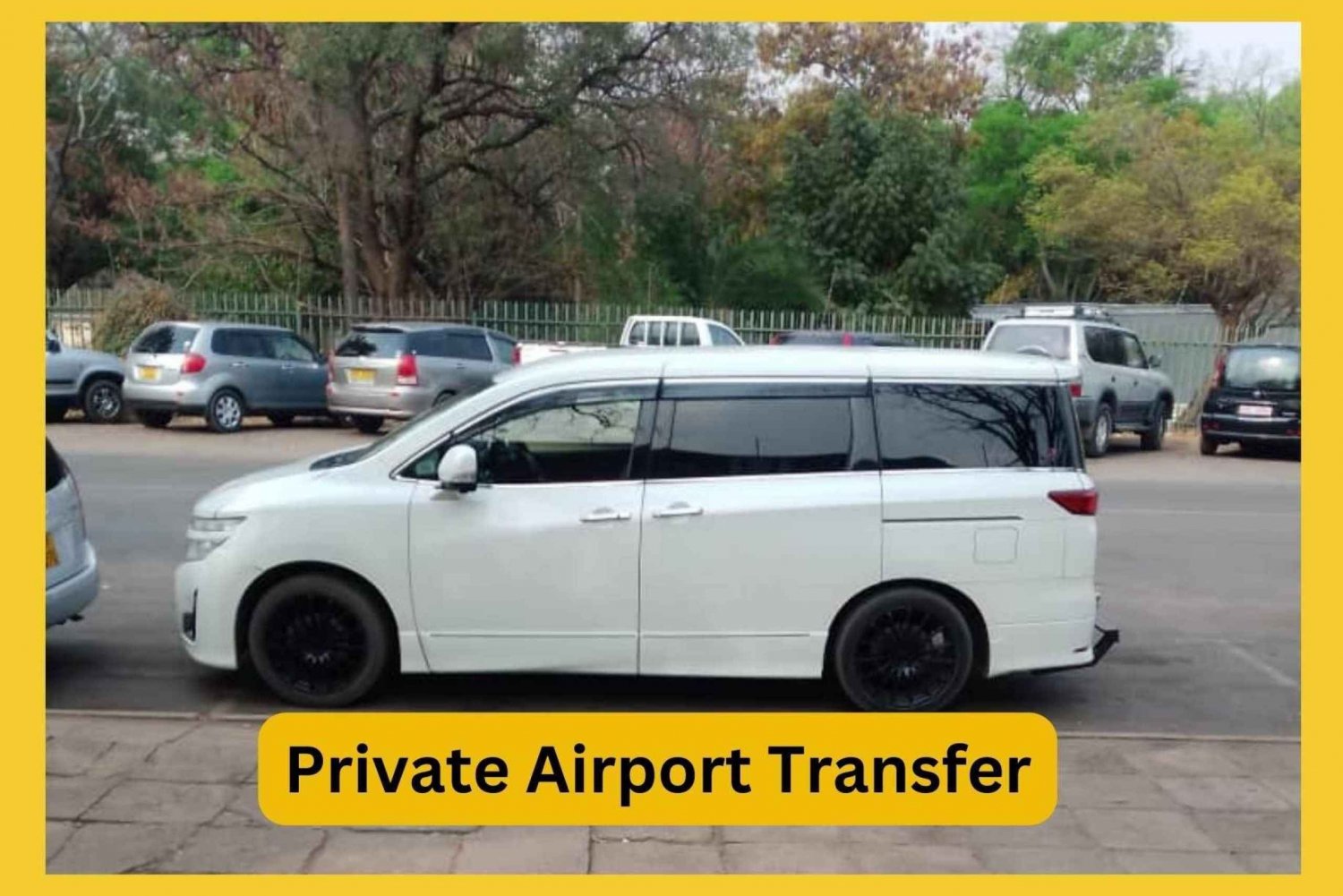 Private Airport Safari Transfer in Minivan with AC