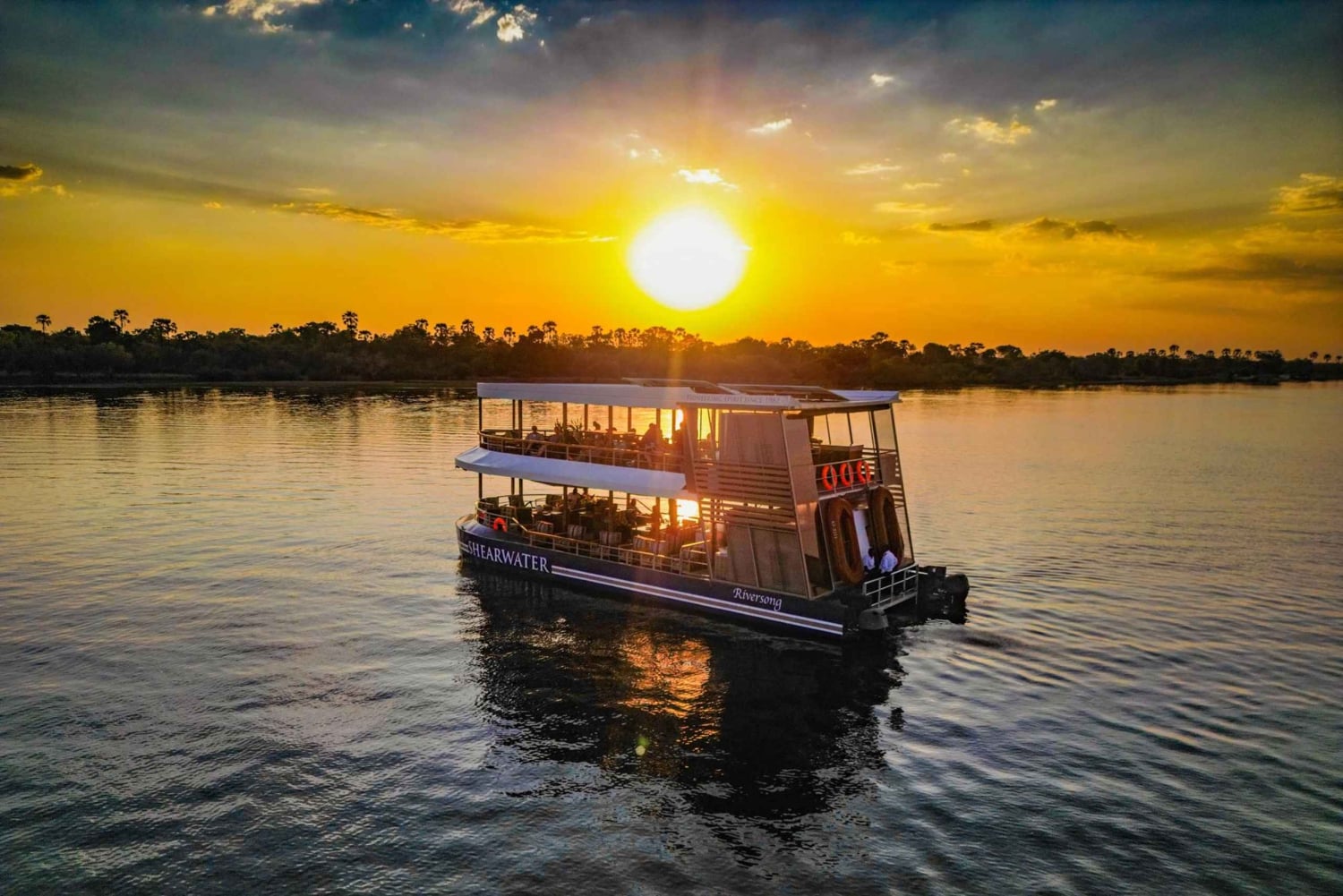 Riversong Sunset Luxury Zambezi Cruise