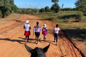 Victoria Falls: African Village Community Tour on Horseback