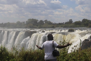 Victoria Falls: Dagstur til begge sider fra Kasane Zim og Zambia