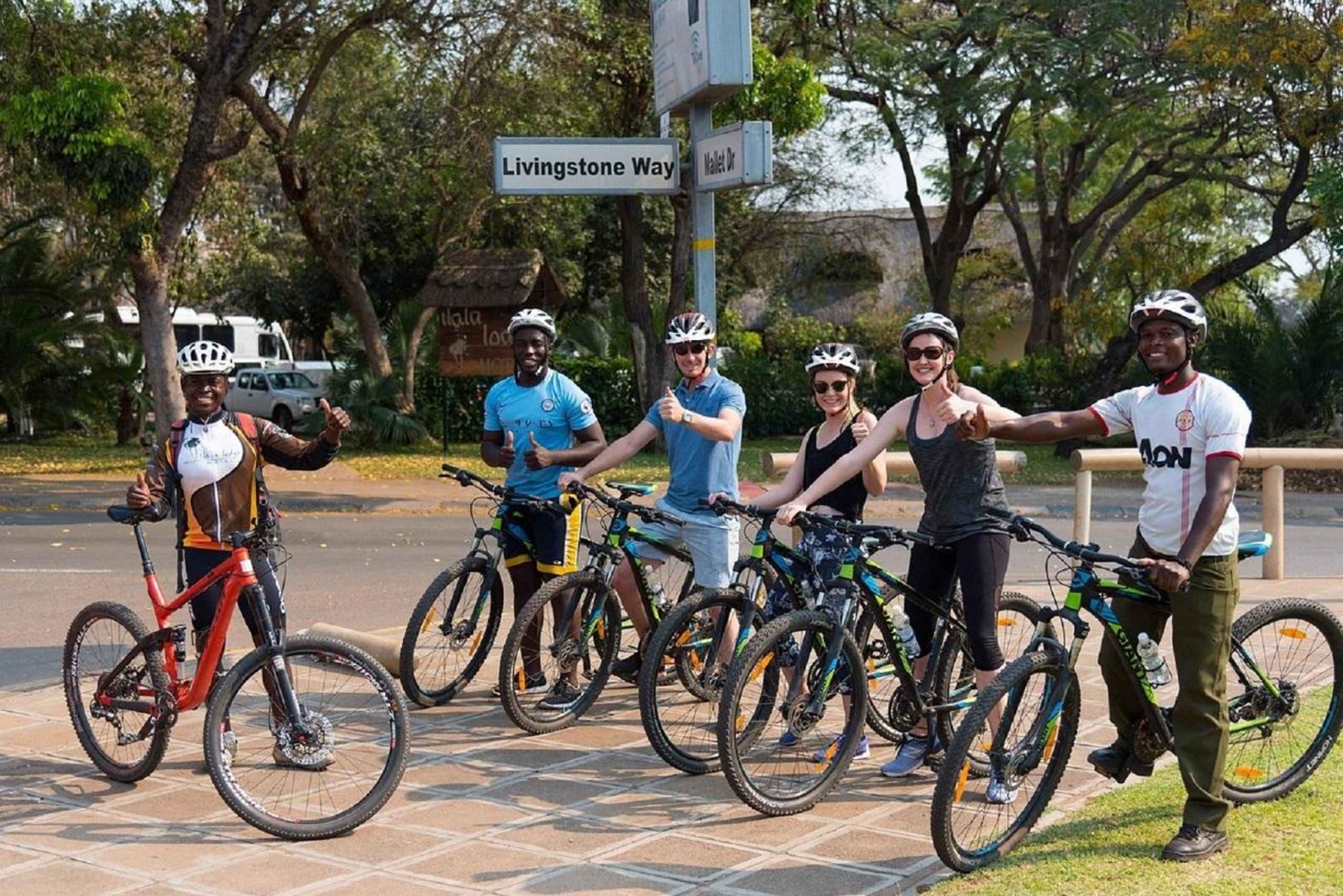 Victoria Falls: Guided Bicycle Tour with Local Guide