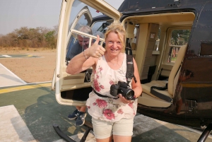 Victoria Falls: Helicopter Tour with Hotel Pickup