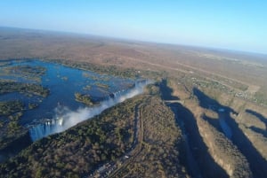 Victoria Falls: Helicopter Tour with Hotel Pickup