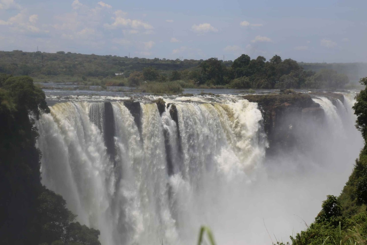 Safari di un giorno alle cascate Vittoria, cascate e crociera al tramonto