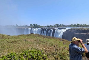 Experiência guiada imersiva nas Cataratas Vitória.